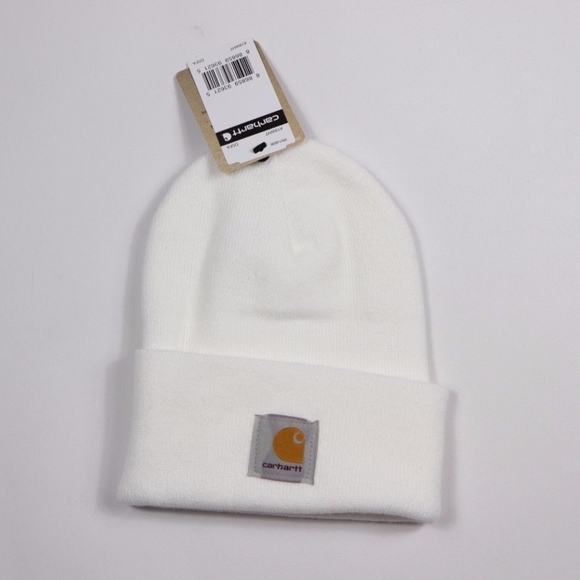 Carhartt Other - New Carhartt Spell Out Winter Beanie Hat White